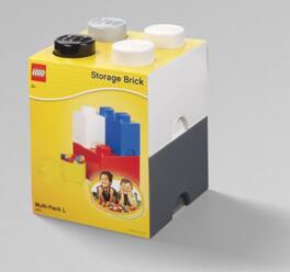 Room Copenhagen - Storage Storage Brick Multi-Pack 4 Pieces White, Grey, Black - Collectibles - Multicolor