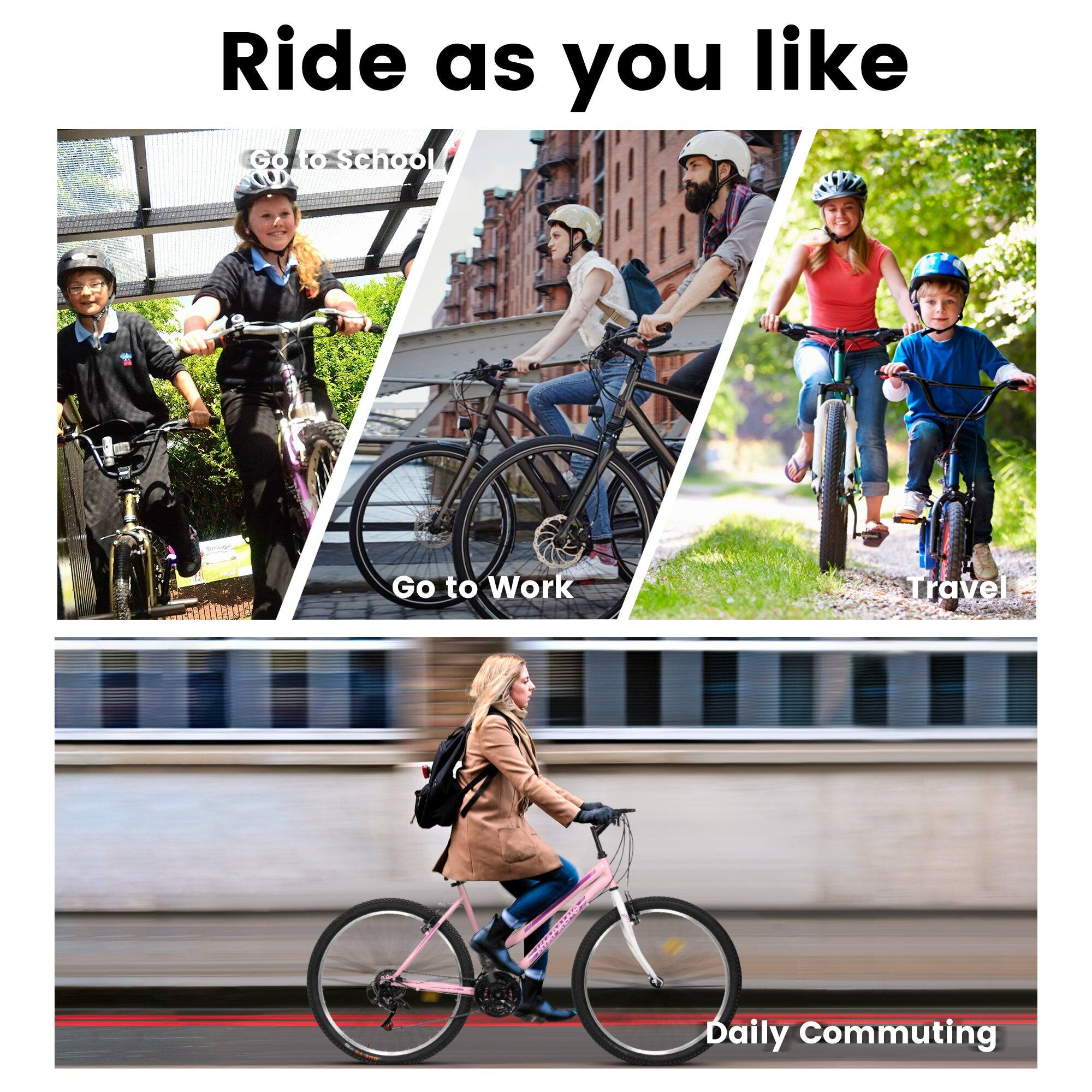 Ride as you like

- Go to School
- Go to Work
- Travel
- Daily Commuting