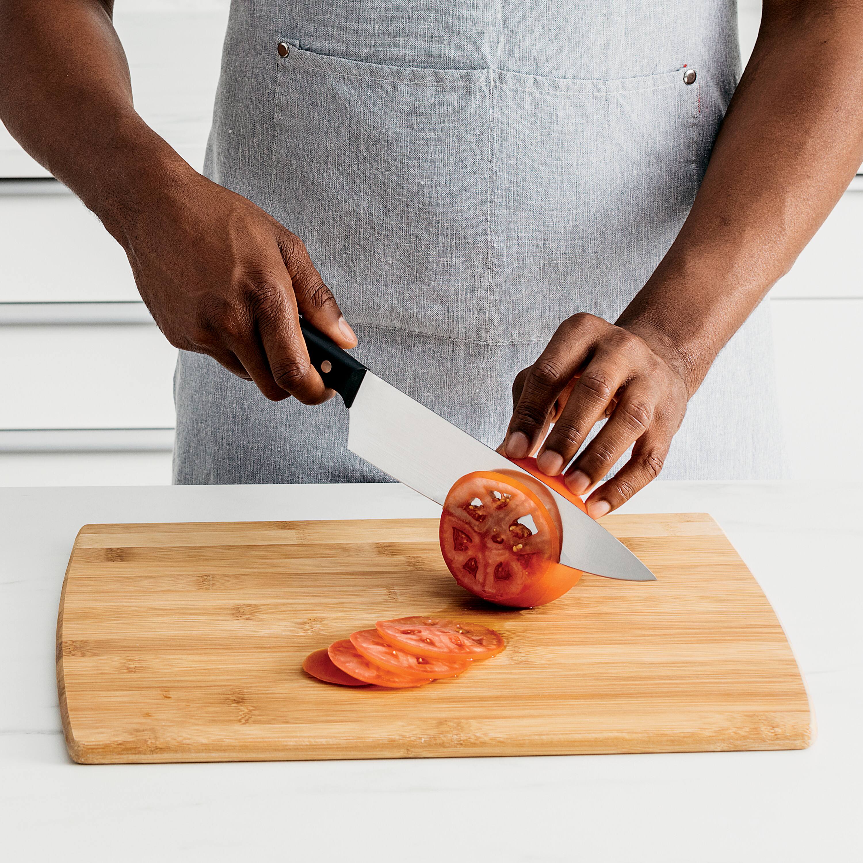 Alt View 5. Ninja - Ninja Foodi NeverDull Essential 12-Piece Knife System with Built-in Sharpener - Gray.