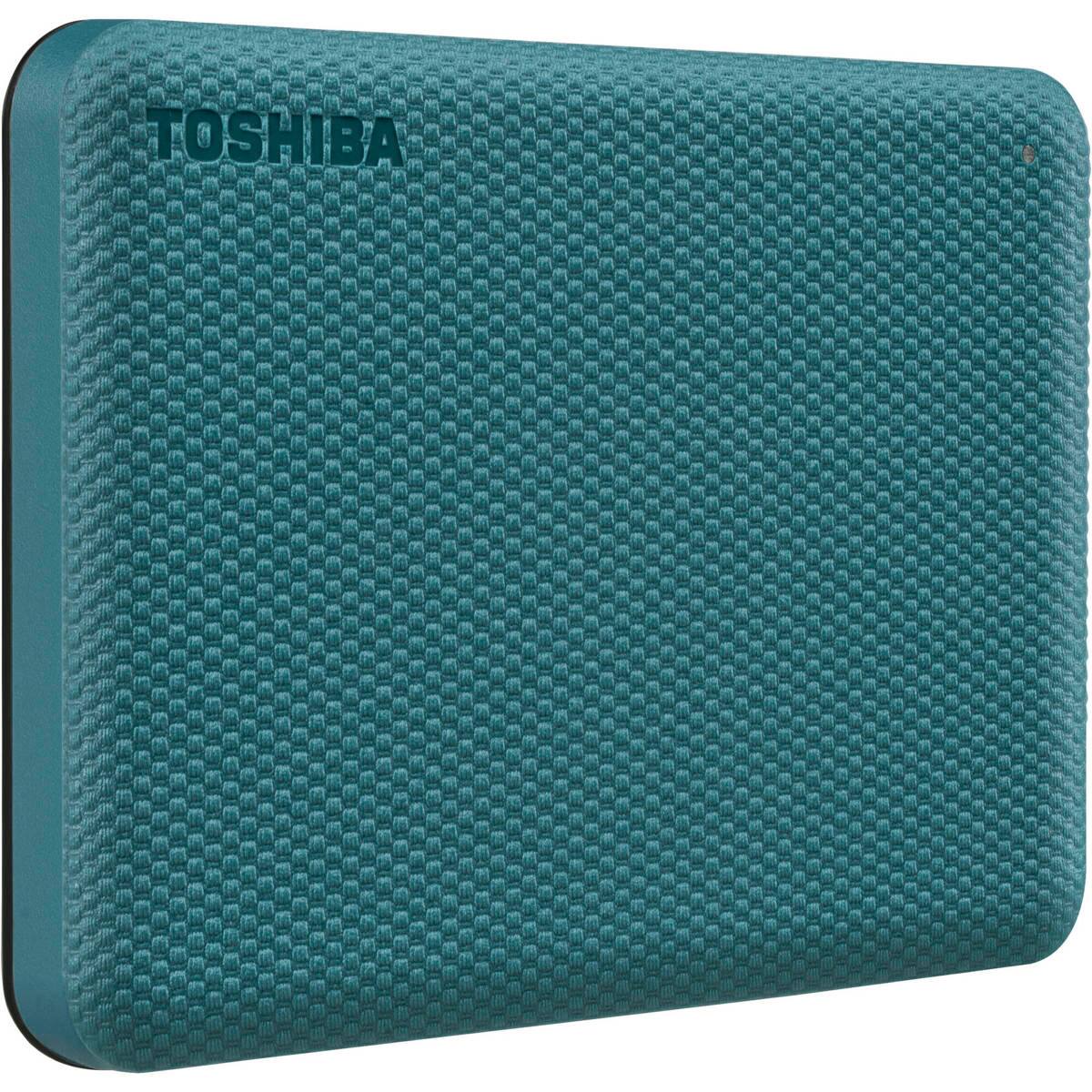 Toshiba Canvio Advance 2TB USB 3.2 Gen 1 Portable Hard Drive Green