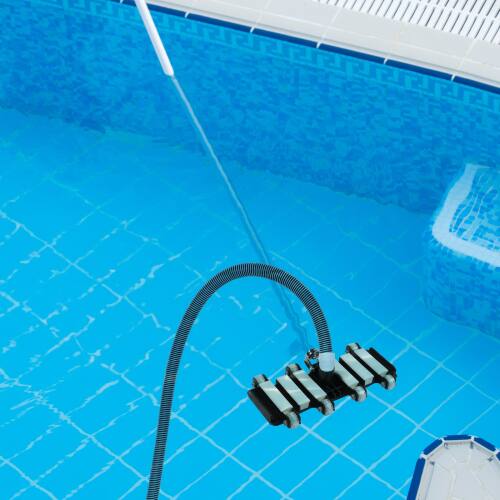 Alt View 7. Winado - Swimming Pool Vacuum Head, Professional Weighted Flexible Pool Cleaner for In/Outdoor Above Ground and Inground Pool - Black & White.