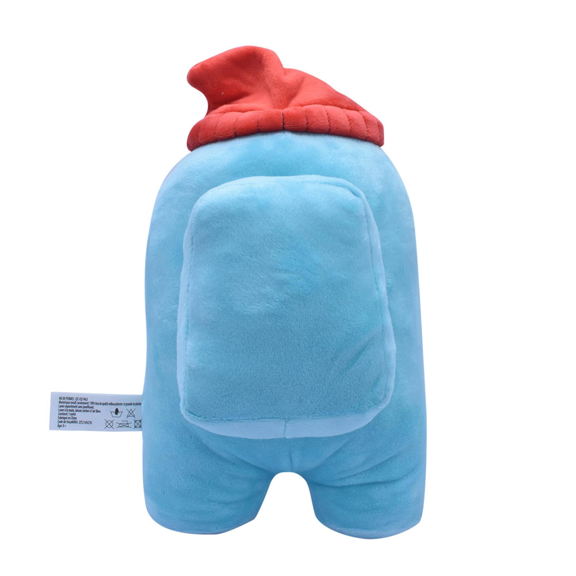 Alt View 2. Just Toys LLC - Among Us 7 Inch Plush | Aquamarine Crewmate w/ Beanie - Aqua.
