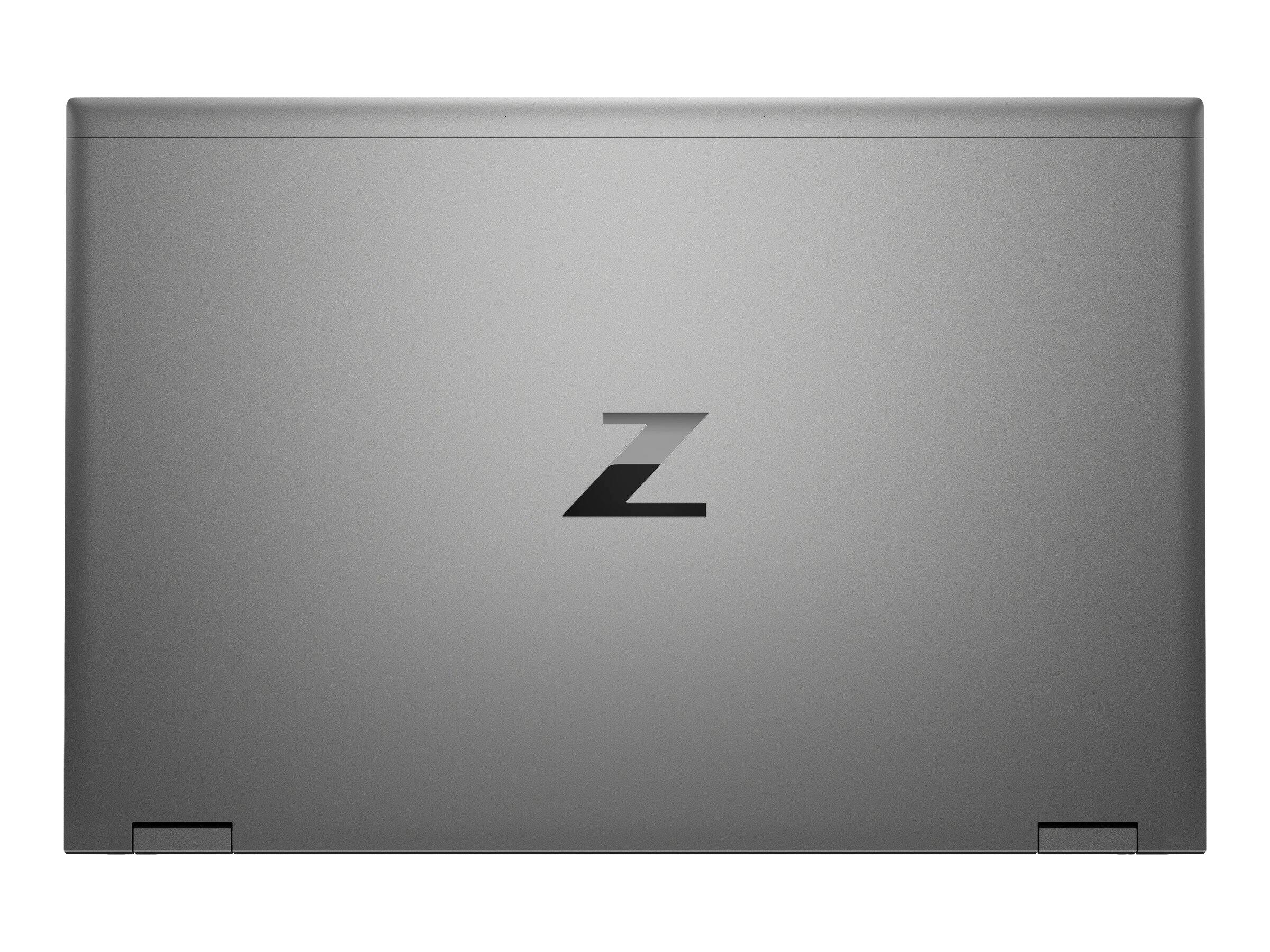Alt View 3. HP - ZBook Fury G8 17.3" FHD IPS Intel Core i9-11950H 2.6 GHz up to 5 GHz 64GB DDR4 256GB SSD RTX A3000 Windows 11 Pro Laptop - Gray.