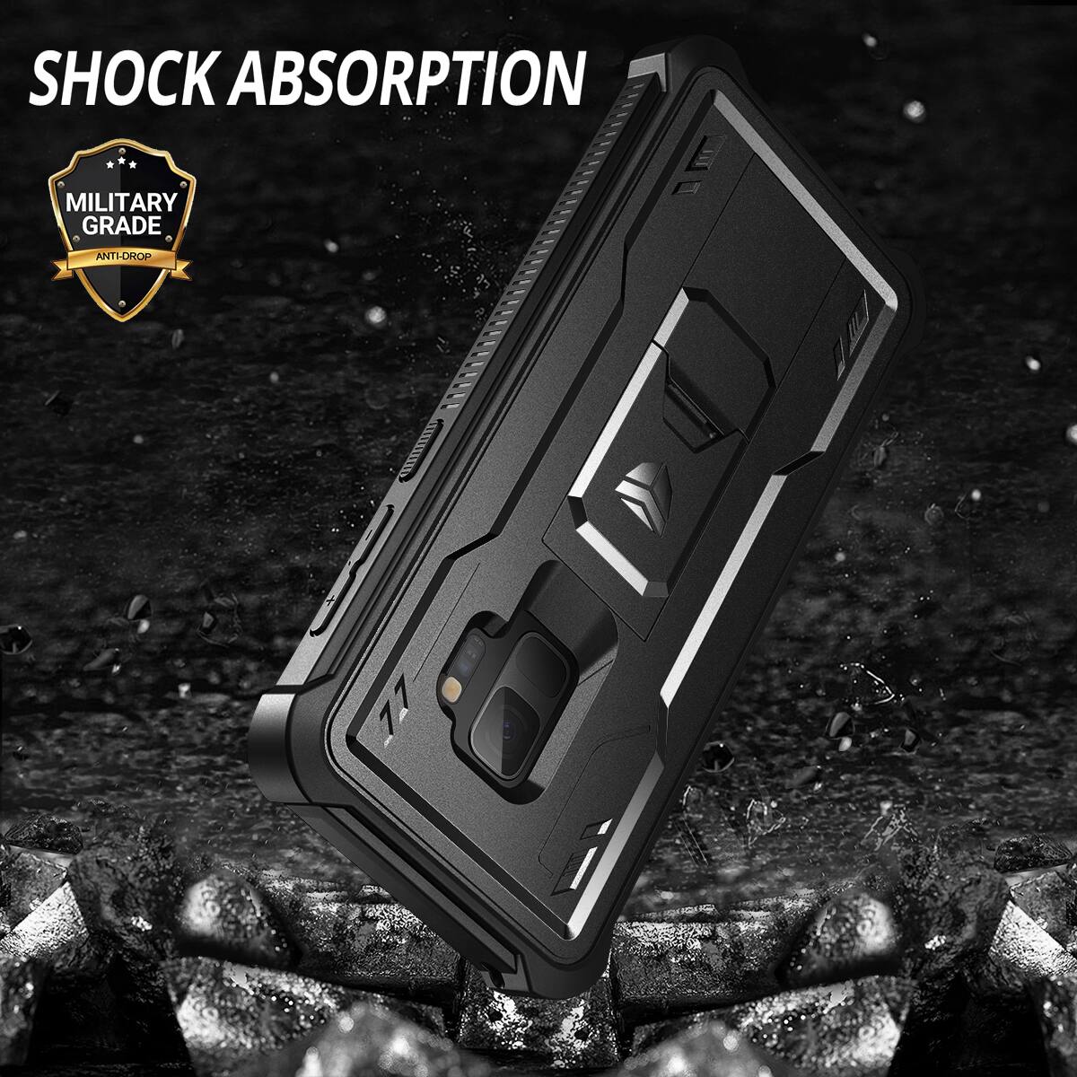 SHOCK ABSORPTION  
MILITARY GRADE ANTI-DROP