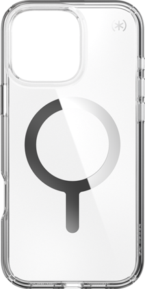 Speck - Refurbished Excellent - Presidio Perfect- with Chrome MagSafe Case - iPhone 16 Pro Max - Clear