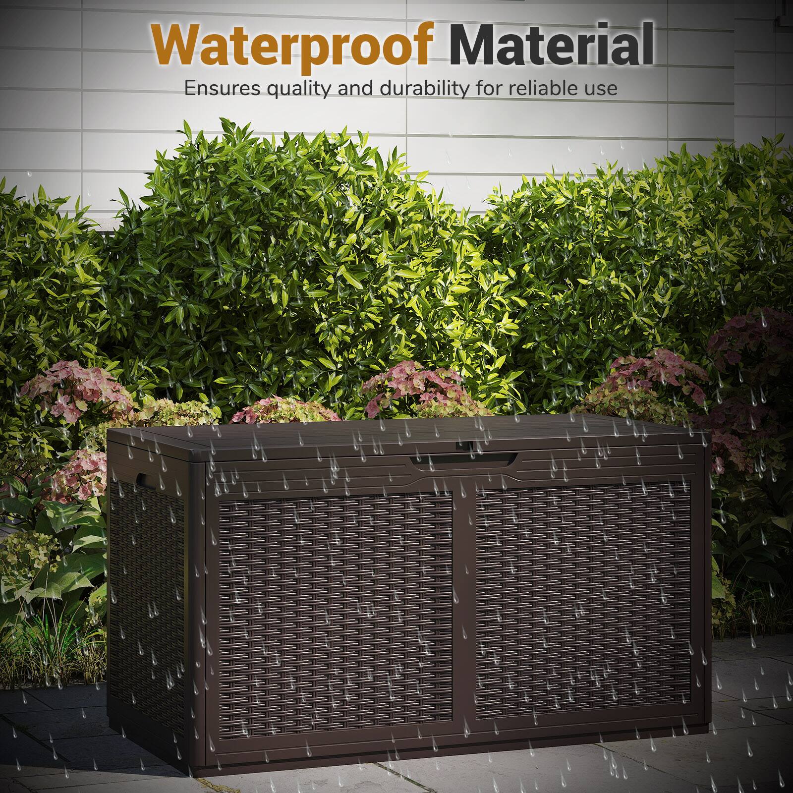 Waterproof Material  
Ensures quality and durability for reliable use
