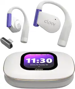 Cleer - ARC 5 Gaming Open-Ear Wireless Earbuds with THX Spatial Audio, Head Tracking, Snapdragon Sound, <30ms Low-Latency - White