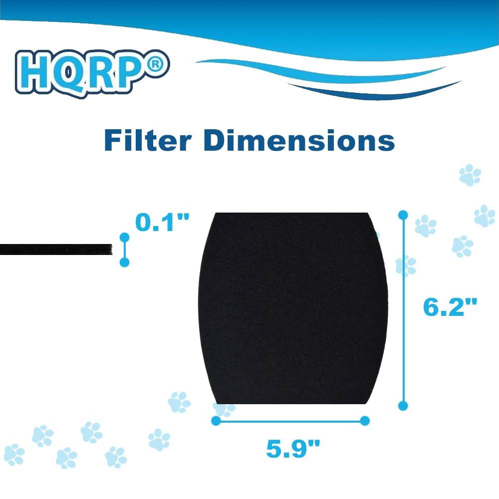 HQRP Filter Dimensions  
0.1" x 6.2" x 5.9"