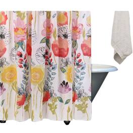 Greenland Home Fashions - Greenland Home Fashion Watercolor Dream Shower Curtain - 72x72" - Multi