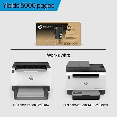 Yields 5000 pages

Works with:
- HP LaserJet Tank 2504dw
- HP LaserJet Tank MFP 2604sdw