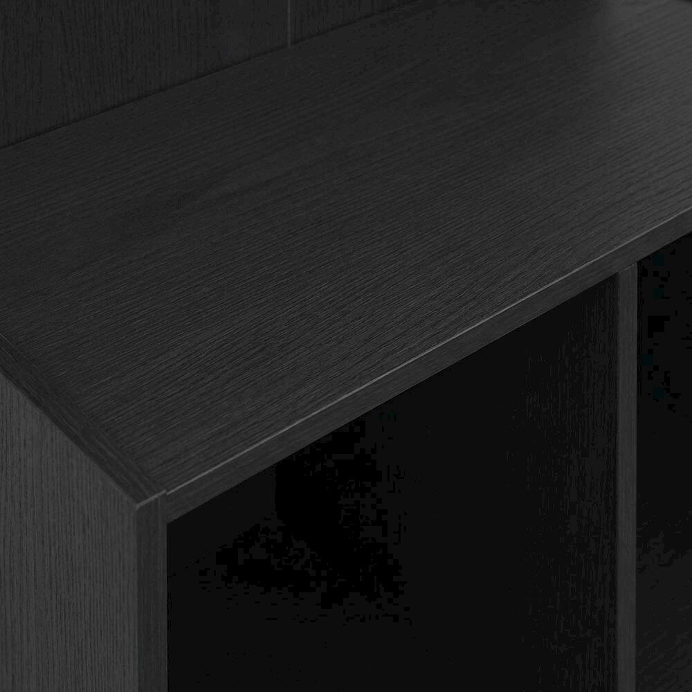 Alt View 2. FurniFact - Blackwood 7-Cube Reversible Storage Shelf With Open Design For Organized Living - Blackwood.