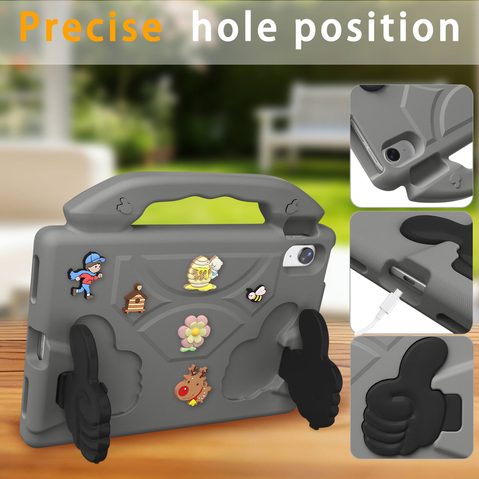 Precise hole position