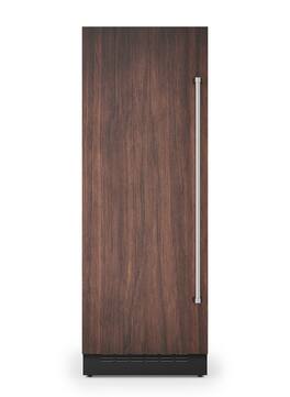 Viking - 30"W 16.0 cu. ft Integrated Upright Built-in Column Freezer-Custom Panel _LH - Custom Panel Ready