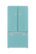 Front. Unique Appliances - Classic Retro 36-inch 21 cu.ft. Counter Depth French Door Refrigerator - Ocean Mist Turquoise.