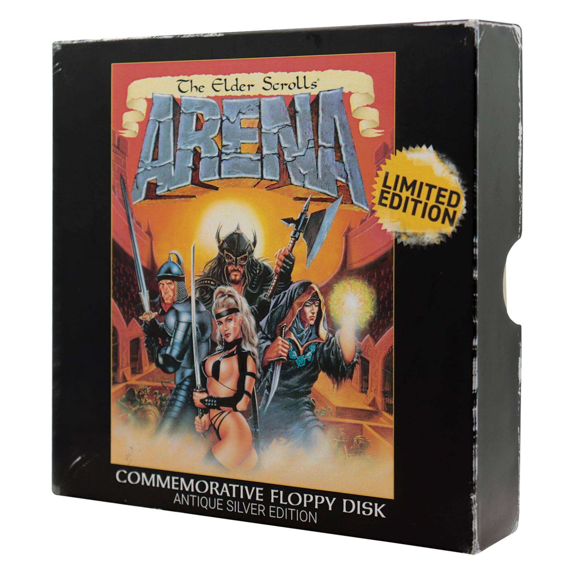 The Elder Scrolls ARENA LIMITED EDITION COMMEMORATIVE FLOPPY DISK ANTIQUE SILVER EDITION