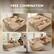 FREE COMBINATION
Reconfigure the sofa according to your needs and space