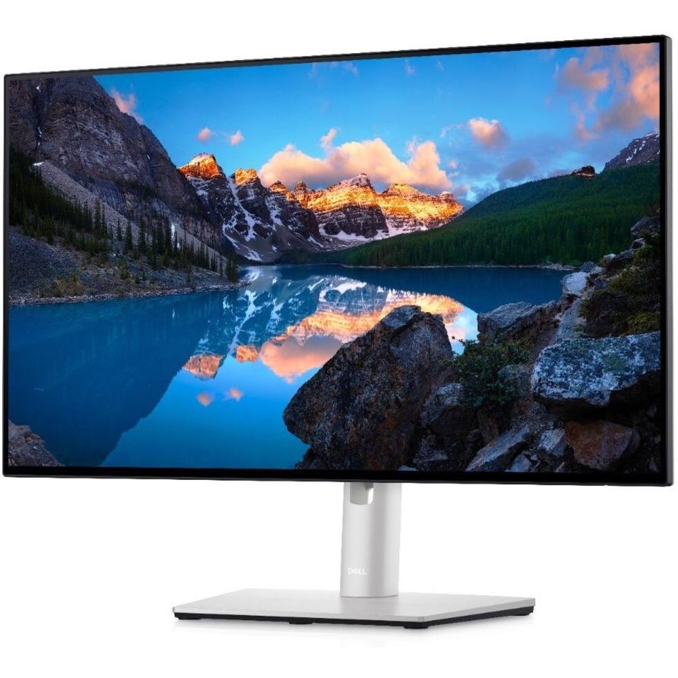 Alt View 24. Dell - UltraSharp 23.8" LCD Monitor (DisplayPort, USB, HDMI) - Platinum Silver.