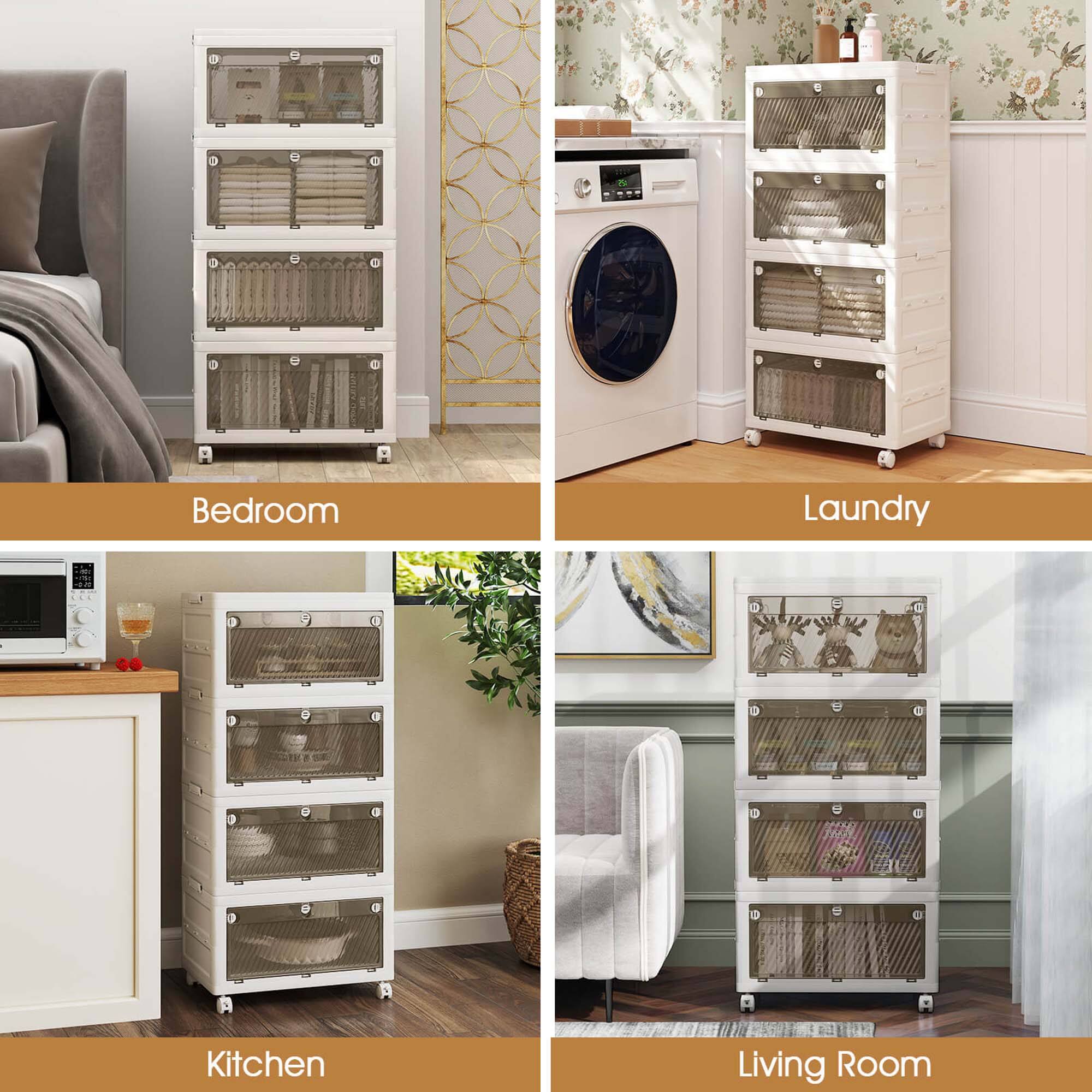 Bedroom, Laundry, Kitchen, Living Room