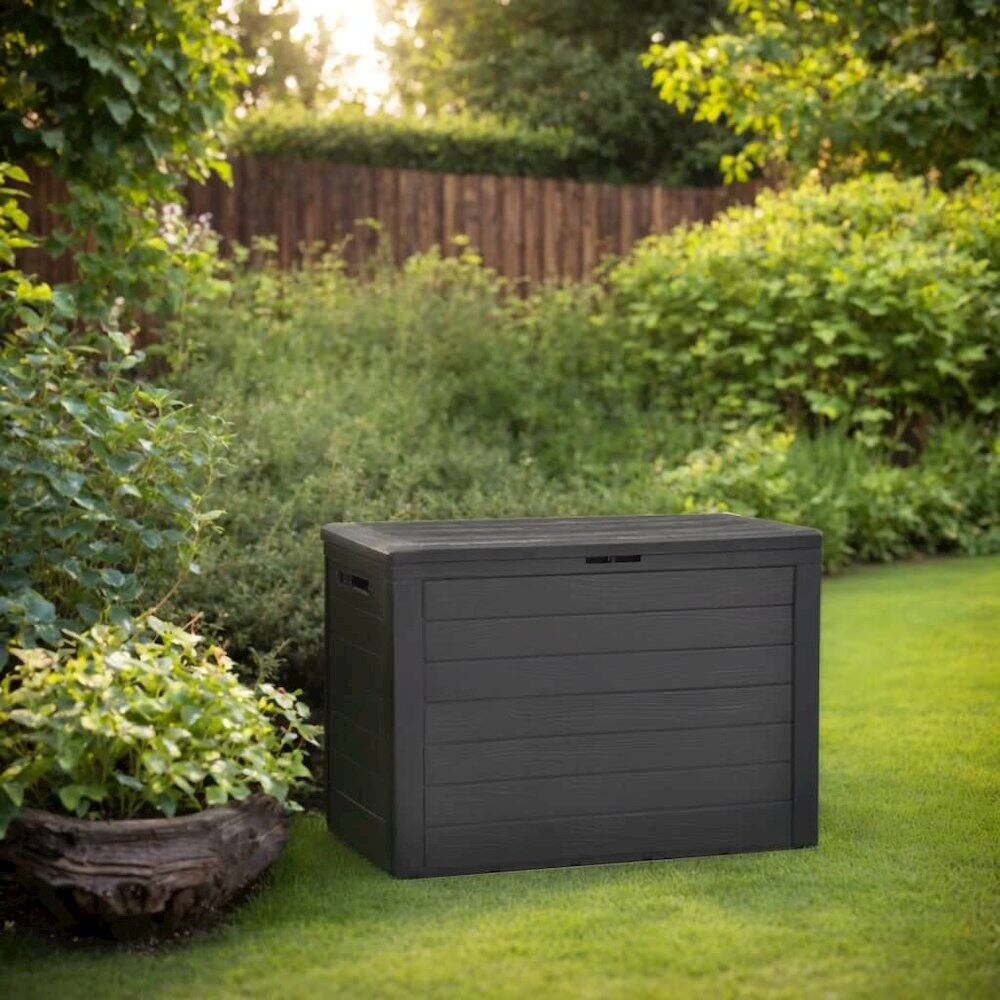 Left. vidaXL - vidaXL Storage Box Anthracite Polypropylene - Anthracite.