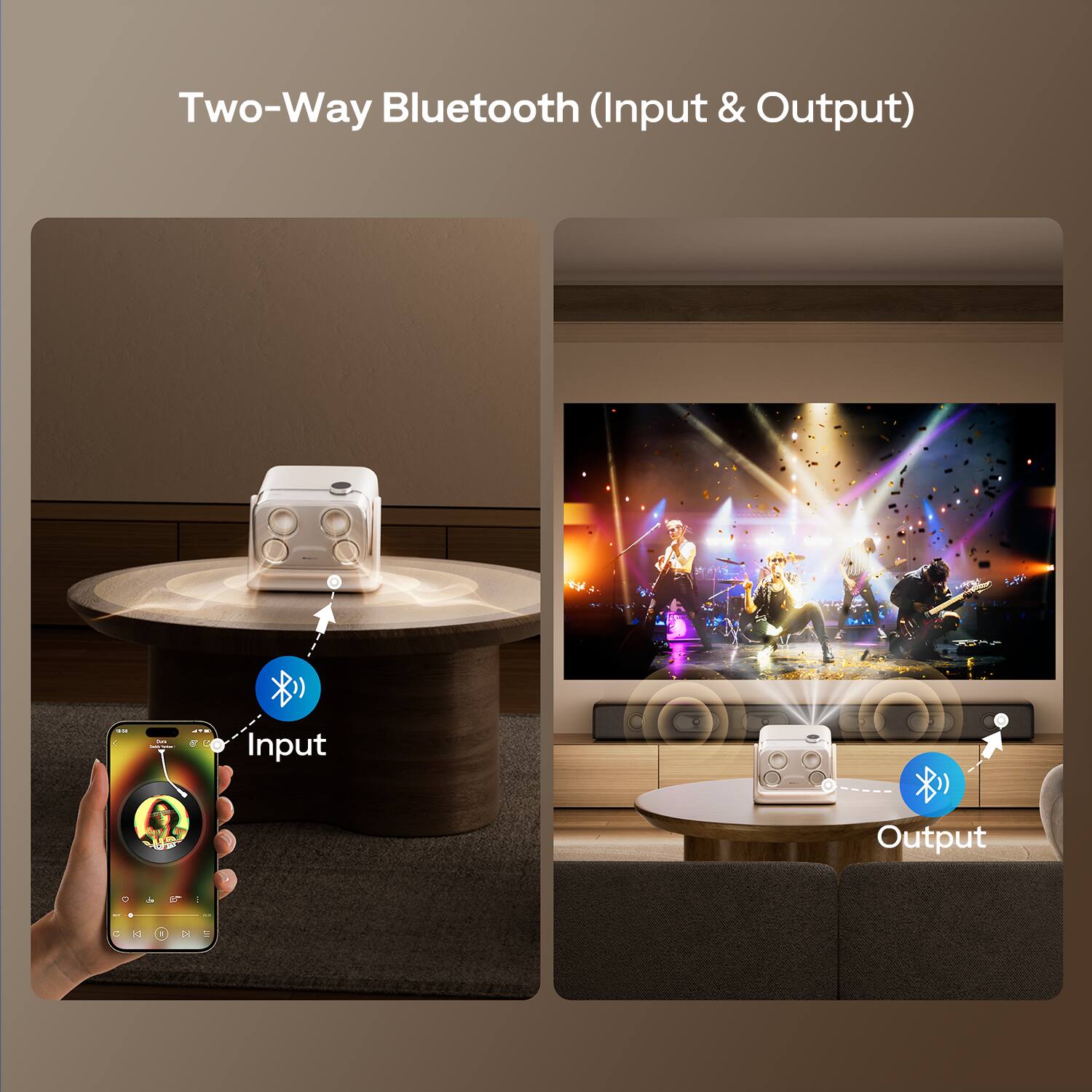 Two-Way Bluetooth (Input & Output)

Input

Output