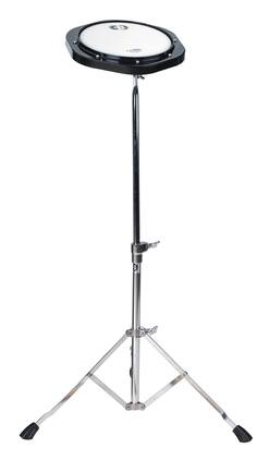 CB Percussion - 8" Tunable Drum Practice Pad with Adjustable Stand and Replaceable Head for Student Percussion Lessons and Training