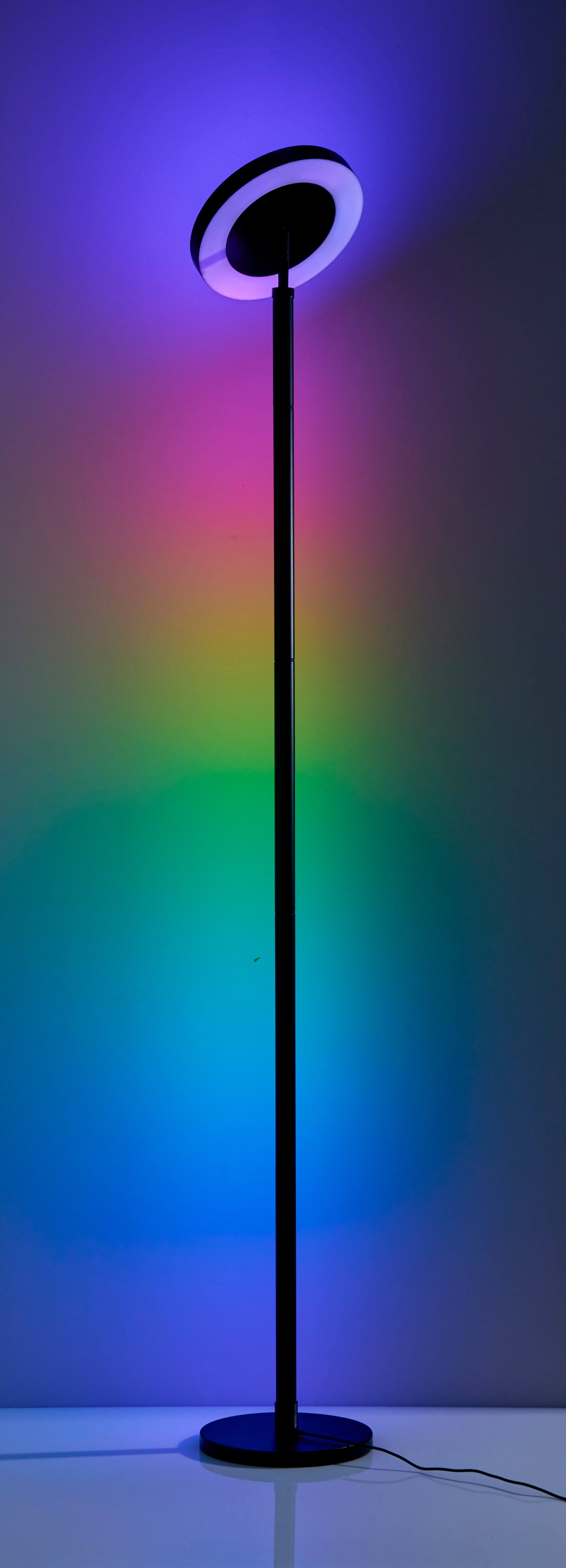 Alt View 7. Adesso Home - Luther RGB Color Changing Torchiere.