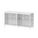 Angle. Famapy - Famapy Modern Glass Door Display Cabinet with LED Lighting Metal Frame Tempered GlassStorage Shelves for Living Room - White.