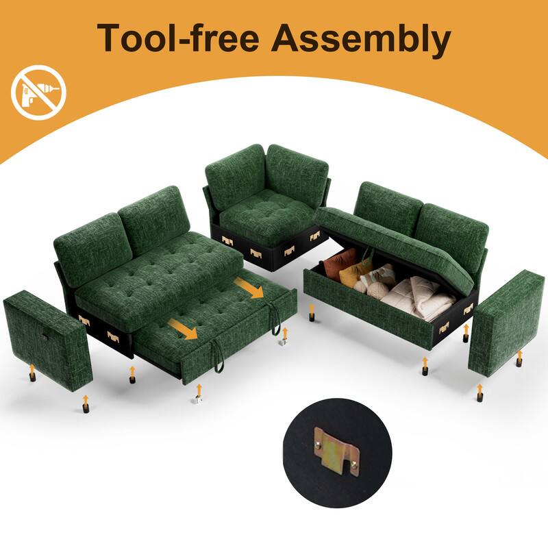 Tool-free Assembly