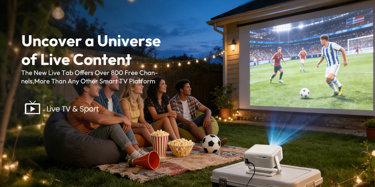 Uncover a Universe of Live Content  
The New Live Tab Offers Over 800 Free Channels, More Than Any Other Smart TV Platform  
Live TV & Sport