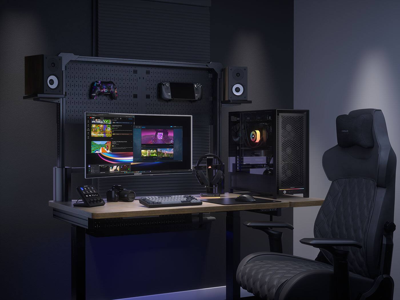 The text on the image is "CORSAIR".