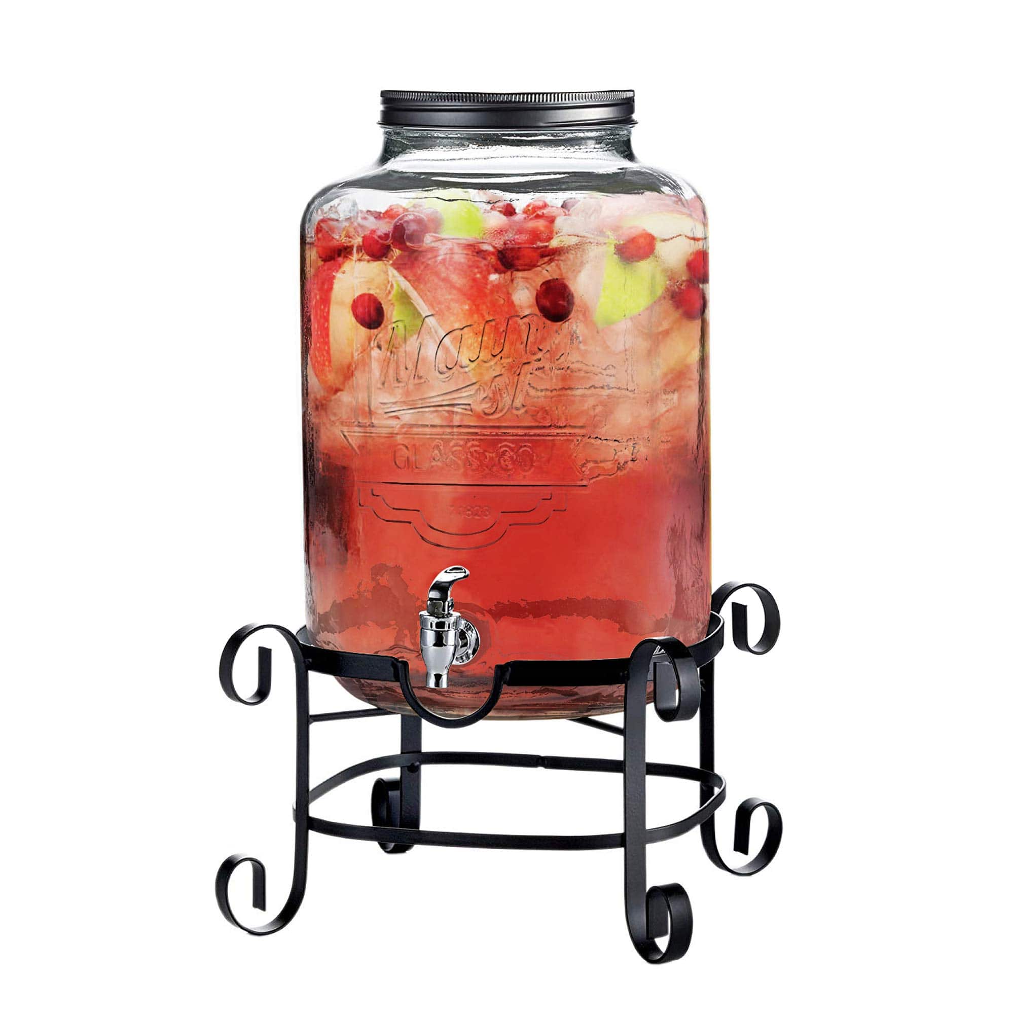 Style Setter - Main Street Beverage Dispenser 3 Gal - Clear