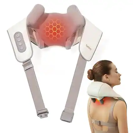 Front. DORLUKFU - N5 Mini Neck Massager with Heat, Electric Massager for Neck and Shoulder, Deep Massage at Home, Muscle Relaxation Gifts.