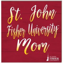 Jardine - St. John Fisher Cardinals 10'' x 10'' Team Mom Plaque - Navy