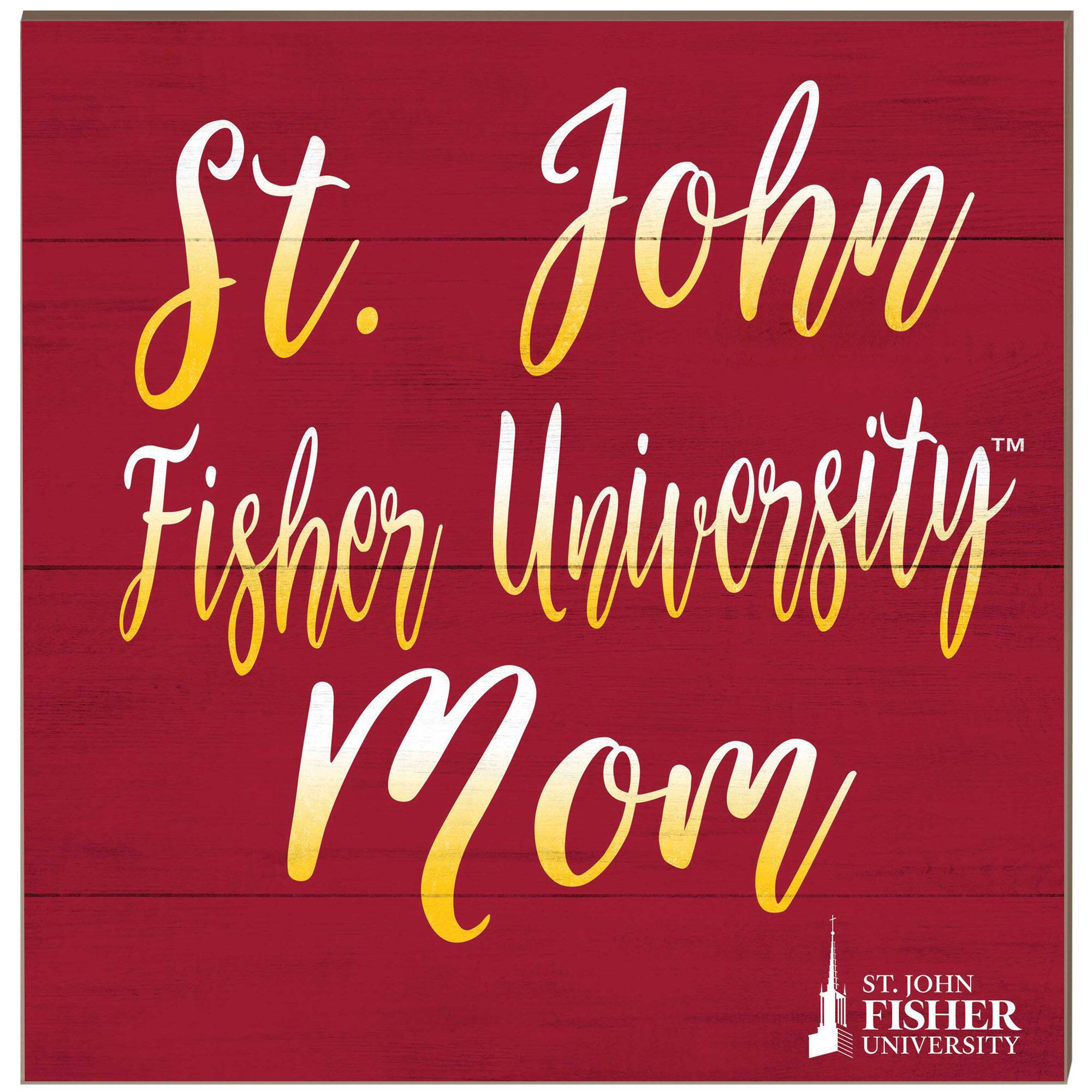 St. John Fisher Cardinals 10'' x 10'' Team Mom Plaque