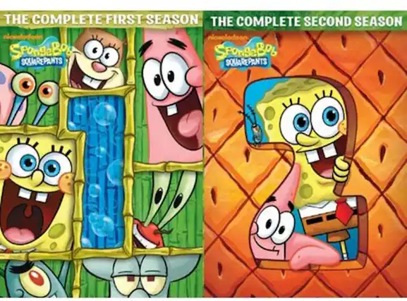Front. Spongebob Squarepants: Season 1 and 2 - DVD.