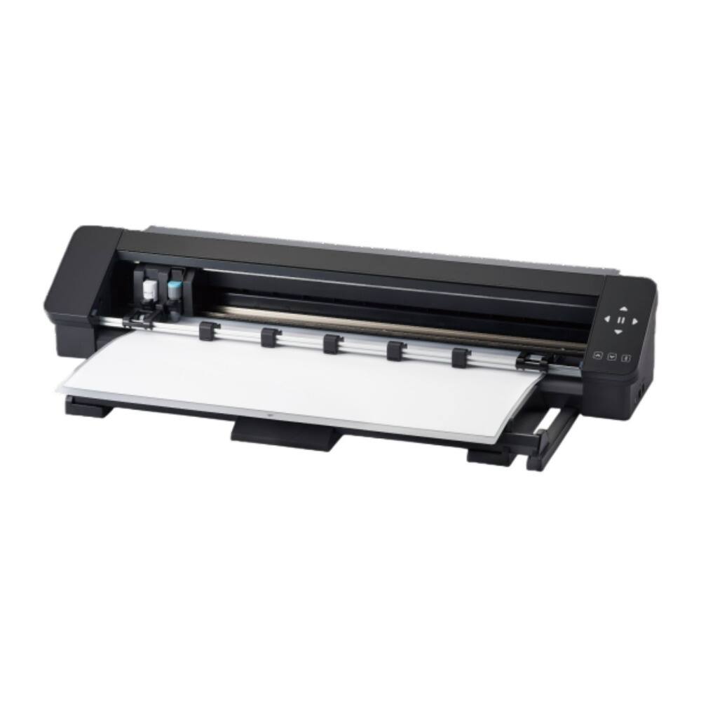 Left. Silhouette - Silhouette Cameo Pro MK II Black Cutting Machine with 24 Inch Cutting Width - Black.