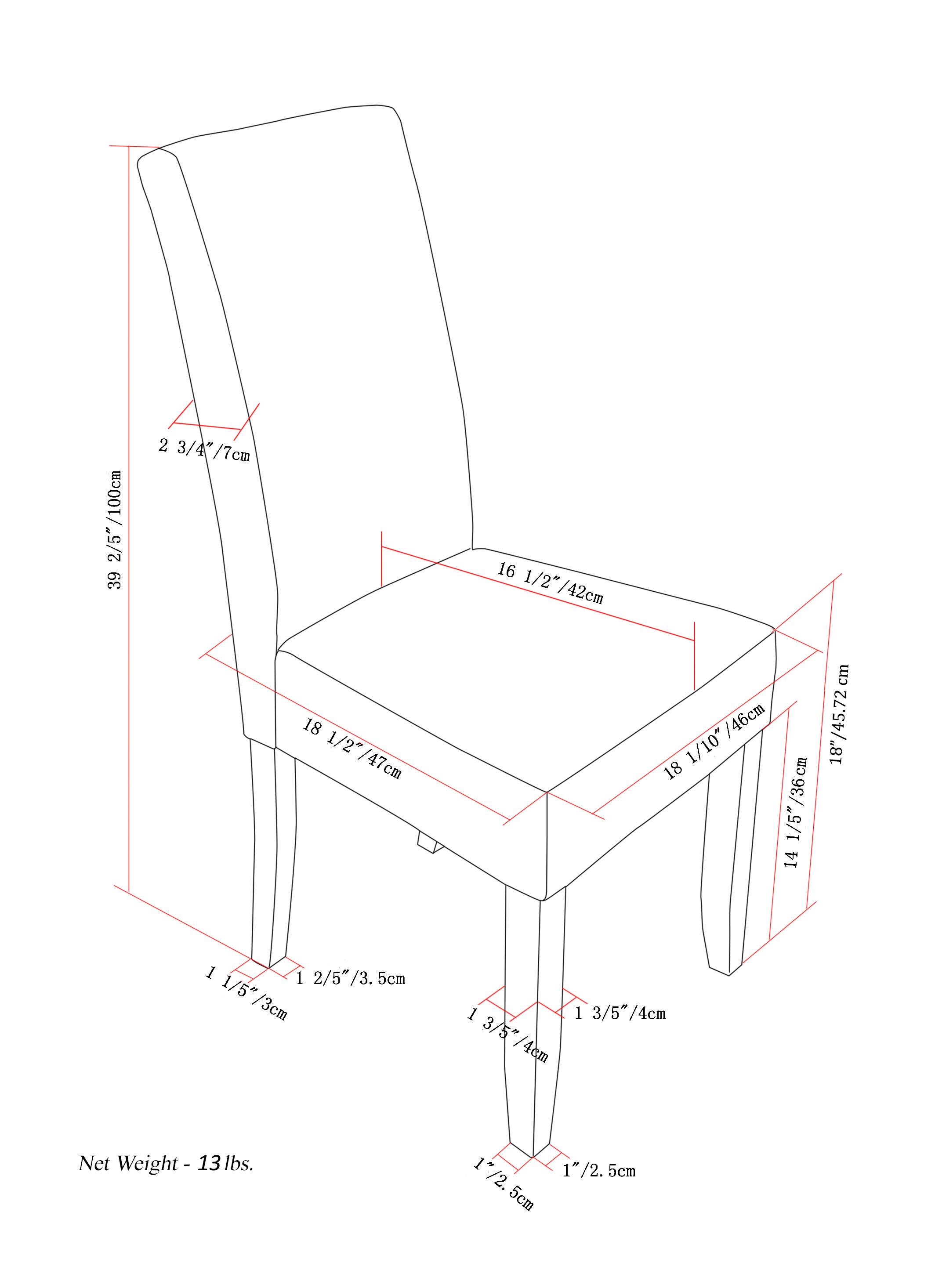 - 2 5/10" / 7cm
- 39 3/4" / 100cm
- 16 1/2" / 42cm
- 18 1/2" / 47cm
- 18 1/10" / 46cm
- 18 1/5" / 36cm
- 14 cm
- 18" / 45.72 cm
- 1 2/5" / 3.5cm
- 1/5" / 3cm
- 1/5" / 3cm
- 1 1 3/5" / 4cm
- 3/5" / 4cm
- 3/5" / 4cm
- 1 1/2" / 2.5cm
- 1 1/2" / 2.5cm

Net Weight - 13 lbs.
