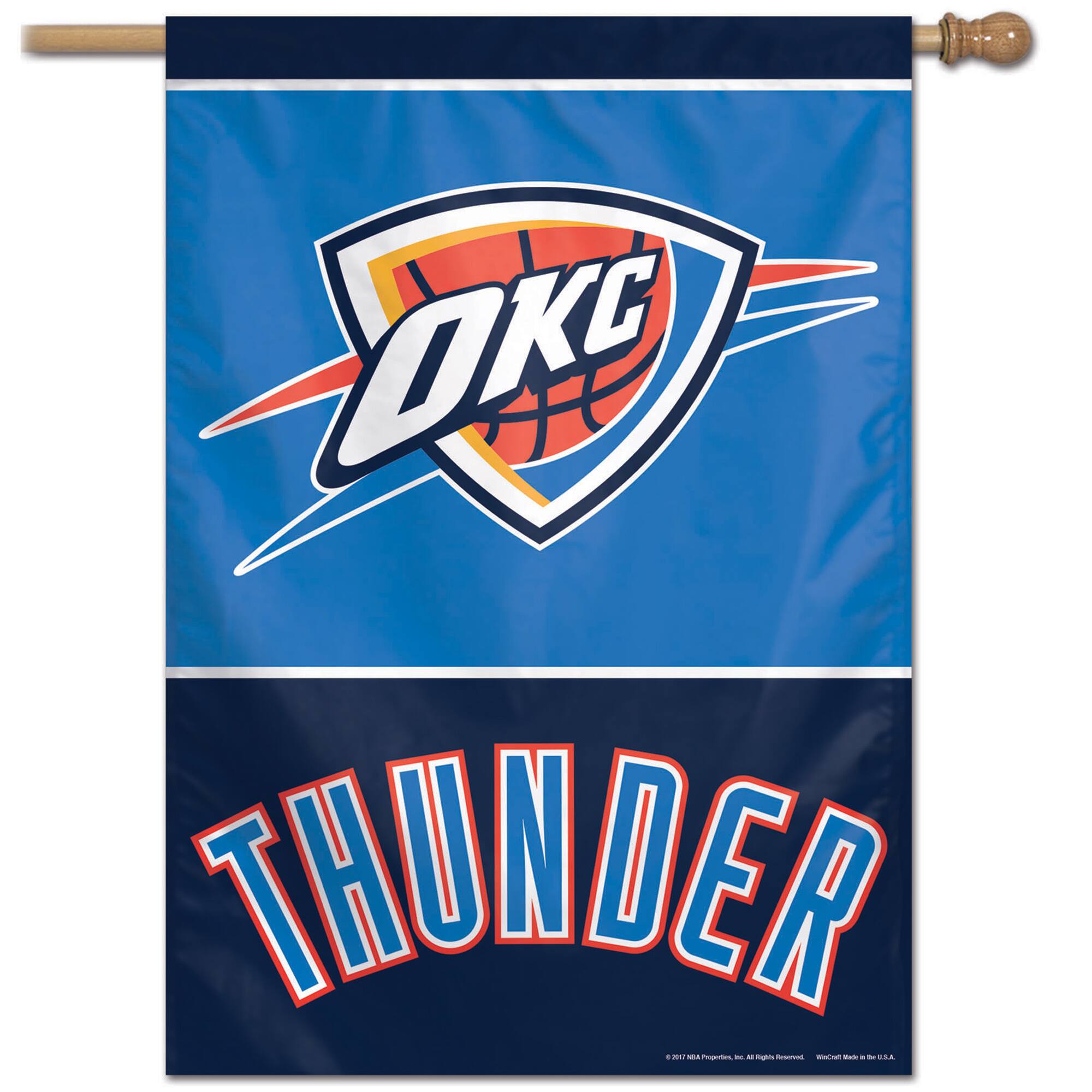 WinCraft - Oklahoma City Thunder 28" x 40" Single-Sided Vertical Banner - Multicolor