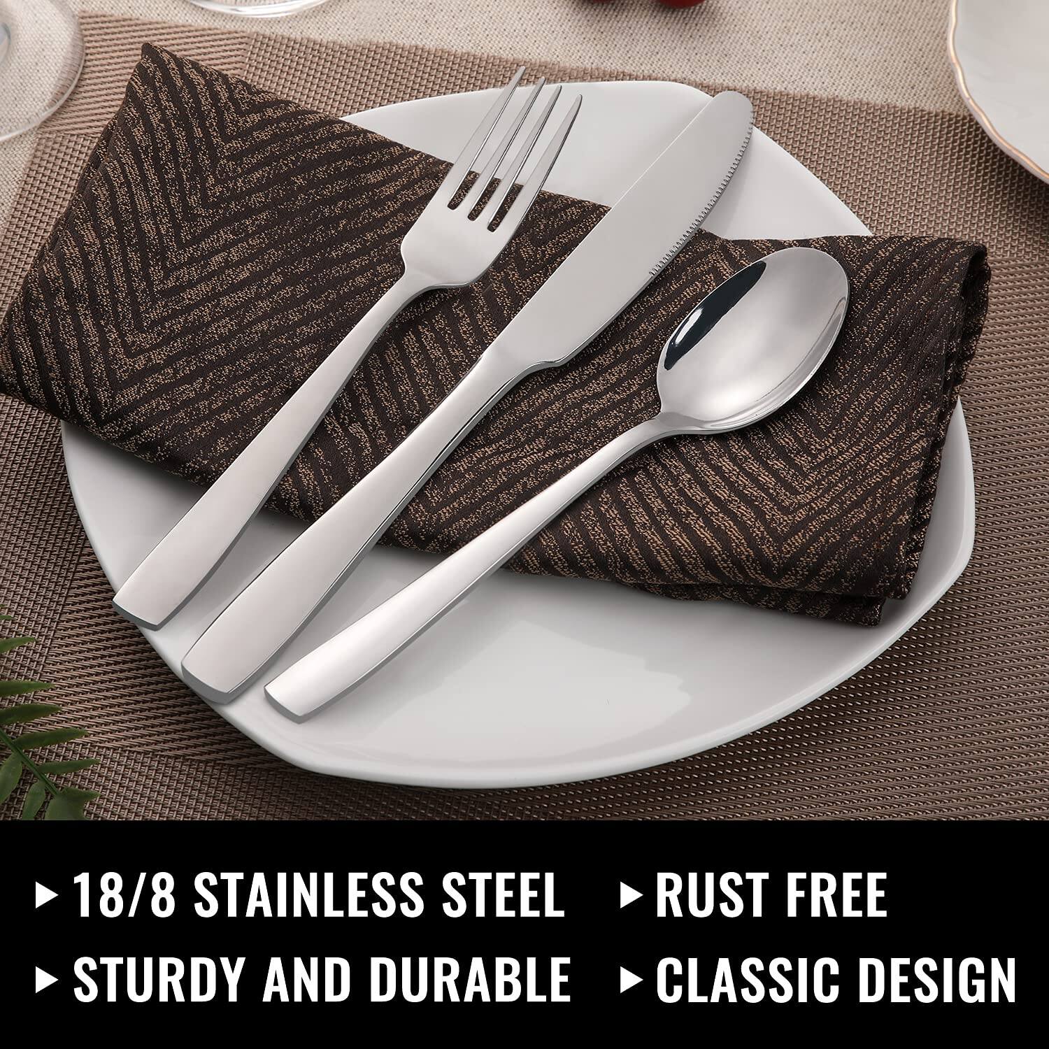 - 18/8 Stainless Steel
- Rust Free
- Sturdy and Durable
- Classic Design