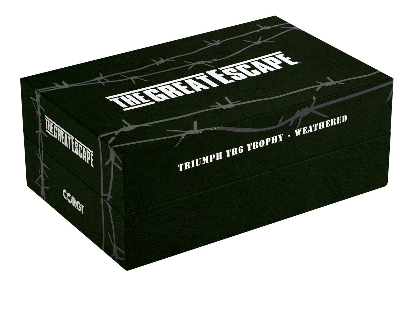 The Great Escape  
Triumph TR6 Trophy - Weathered  
Corgi