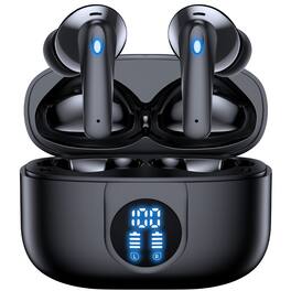 VEAT00L - Ear buds with Noise Cancelling Mics, 60H Playback Mini Case with Dual LED Display