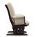 Alt View 14. Storkcraft - Tuscany Glider and Ottoman - Espresso/Beige.