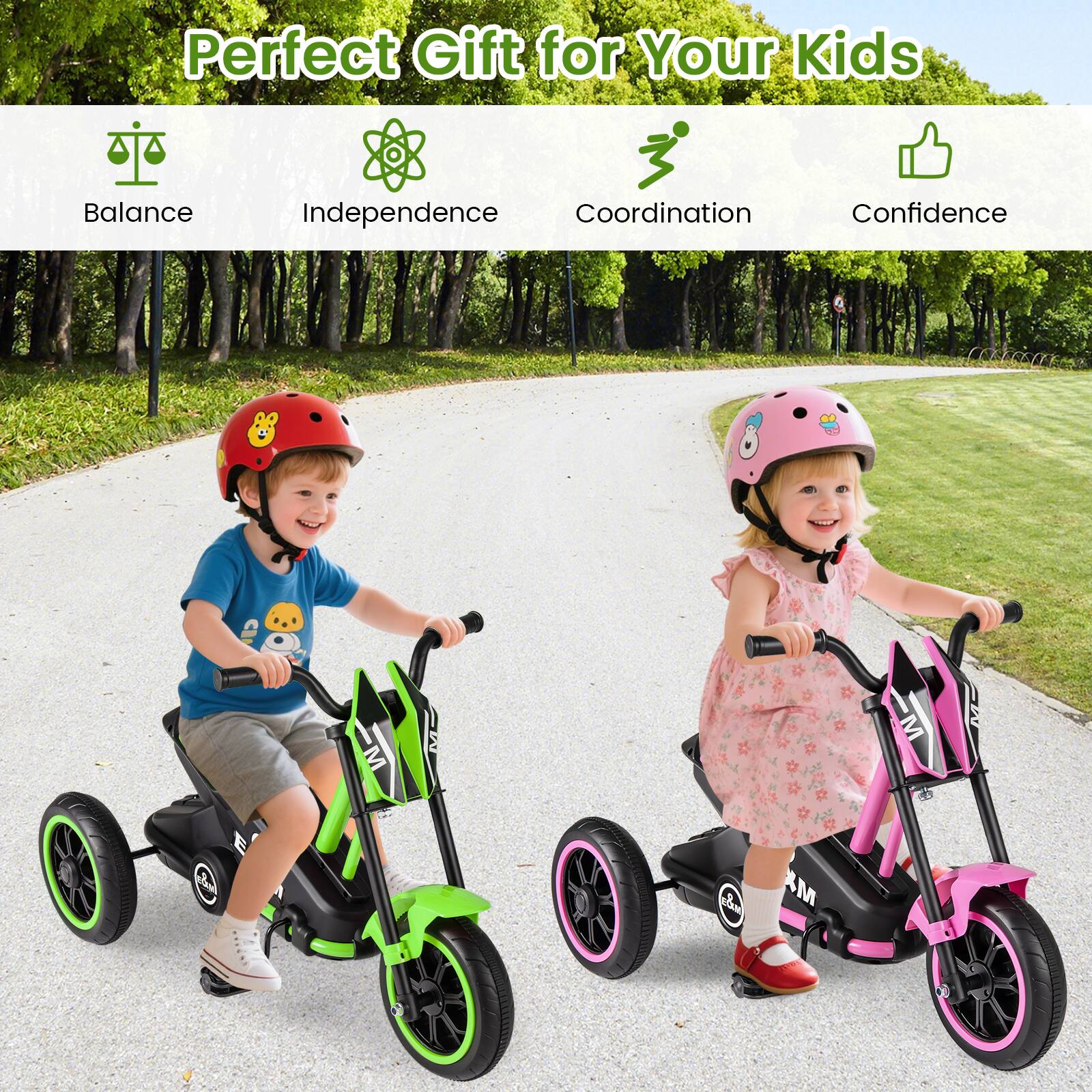 Perfect Gift for Your Kids

Balance  
Independence  
Coordination  
Confidence