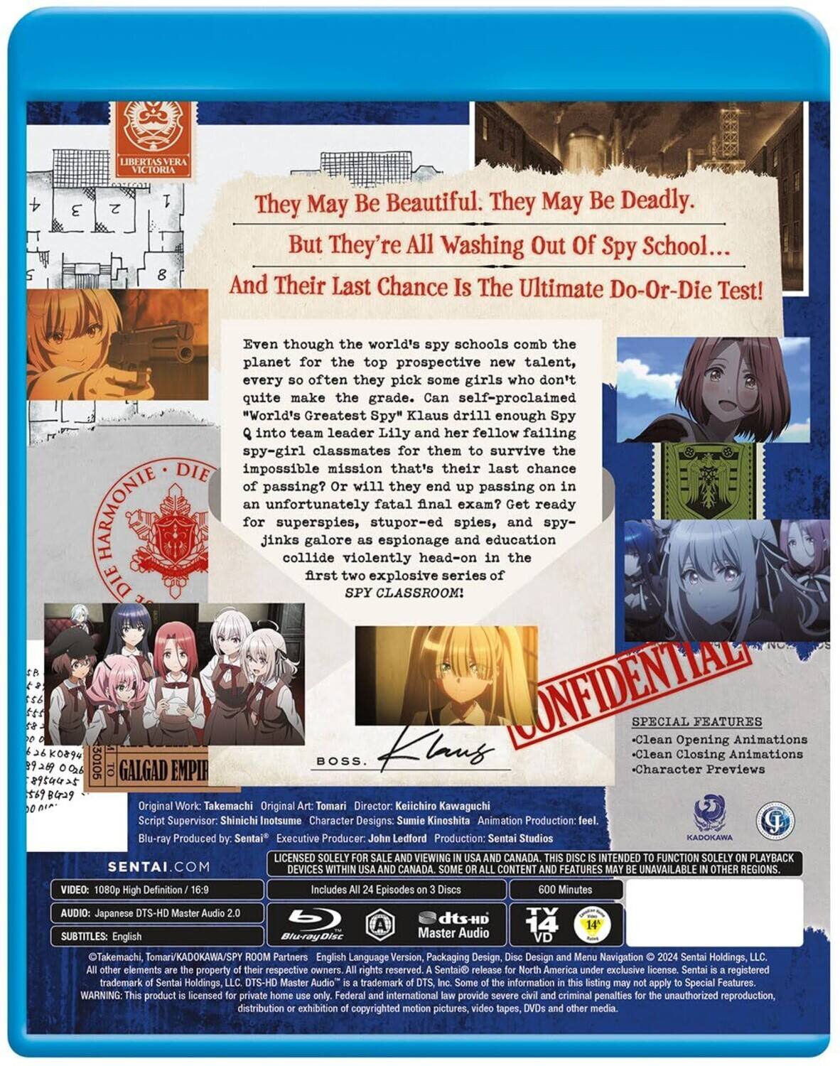 Alt View 1. Spy Classroom: Season 1 & 2 Collection   - BLU-RAY.