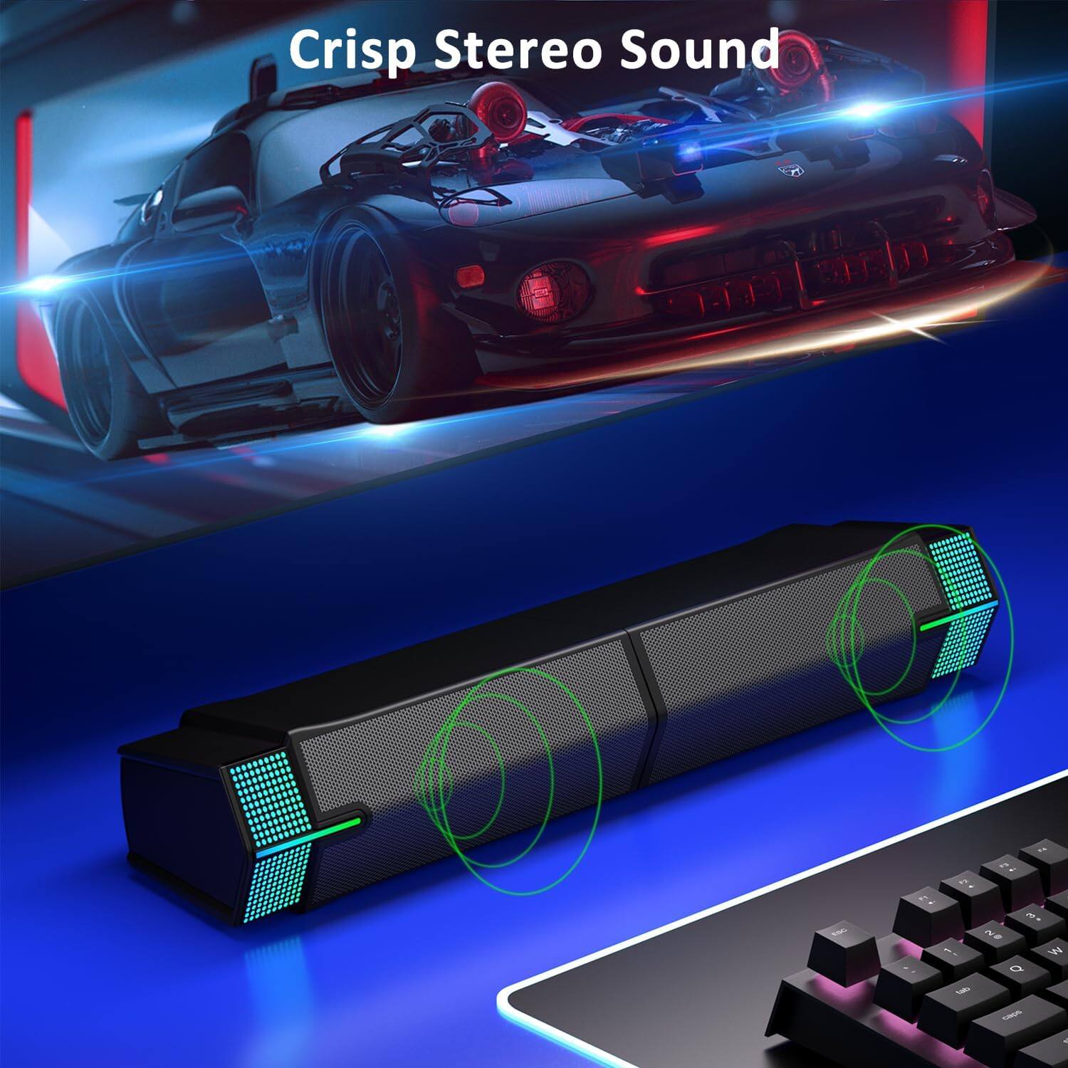 Crisp Stereo Sound