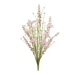 BreeBe - Mixed Cosmos Floral Bush (Set of 6) - Pink, Green