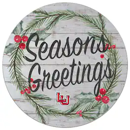 Jardine - Lamar Cardinals 20'' x 20'' Season's Greetings Circle - White