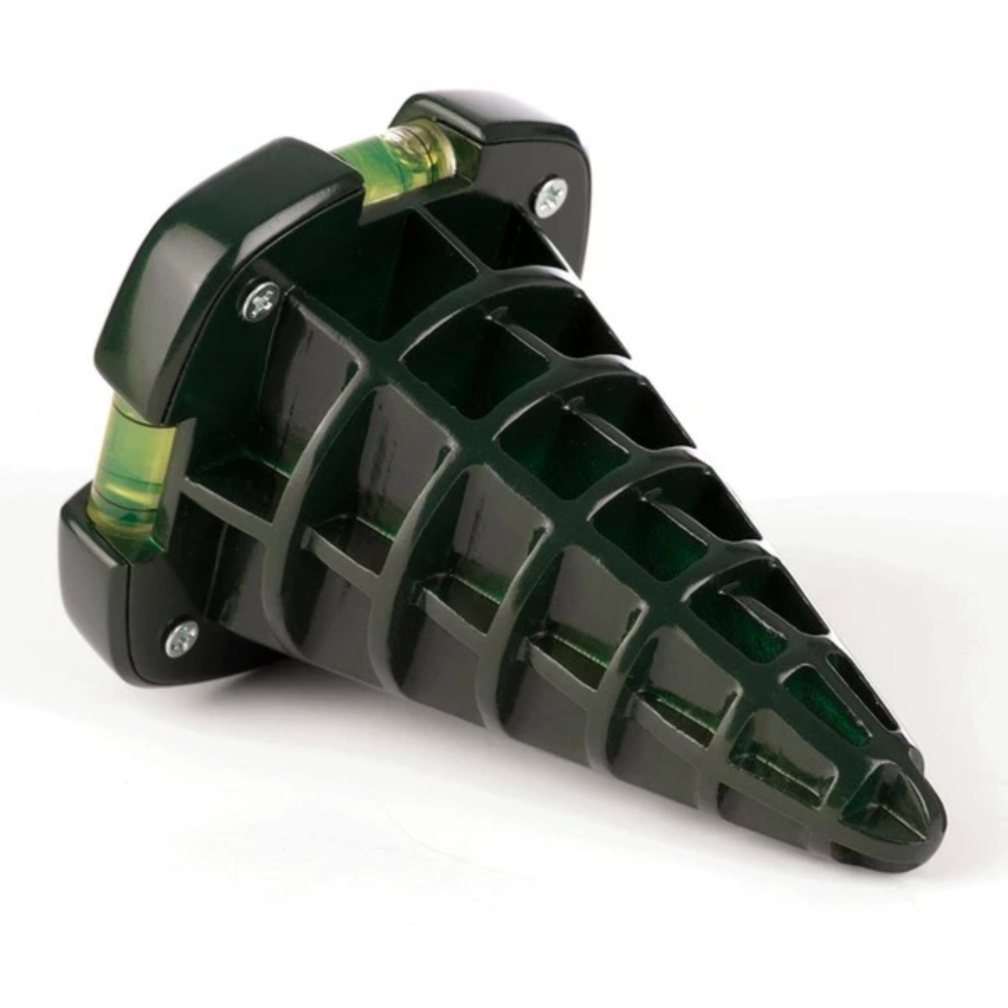 Alt View 2. Northlight - 3.75" Green Tree Leveler All-In-One Leveling Tool for Artificial Christmas Trees - Green.