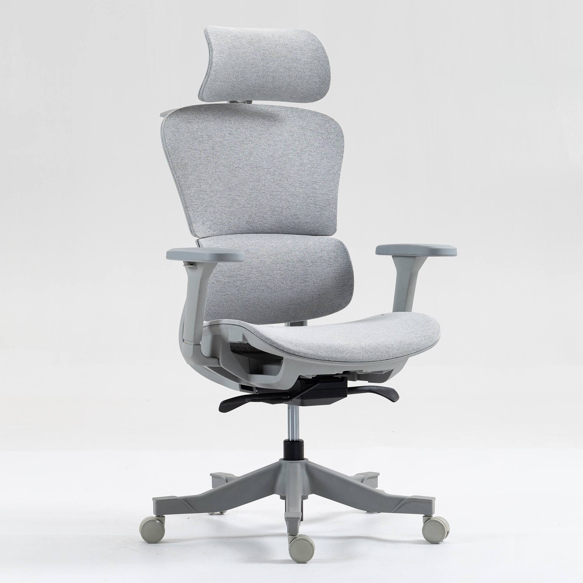 Angle. GOODSILO - Ergonomic High Back Mesh Office Chair with Adjustable Lumbar Support - Grey.