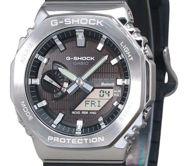 Casio G Shock G Steel Analog Digital Smartphone Link Bio Based